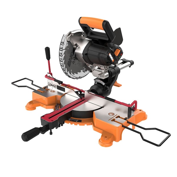 Worx 20V Power Share 7.25 in. Cordless Sliding Compound Miter Saw, Battery and Charger Included WX845L - main